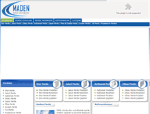 Tablet Screenshot of madenperde.com